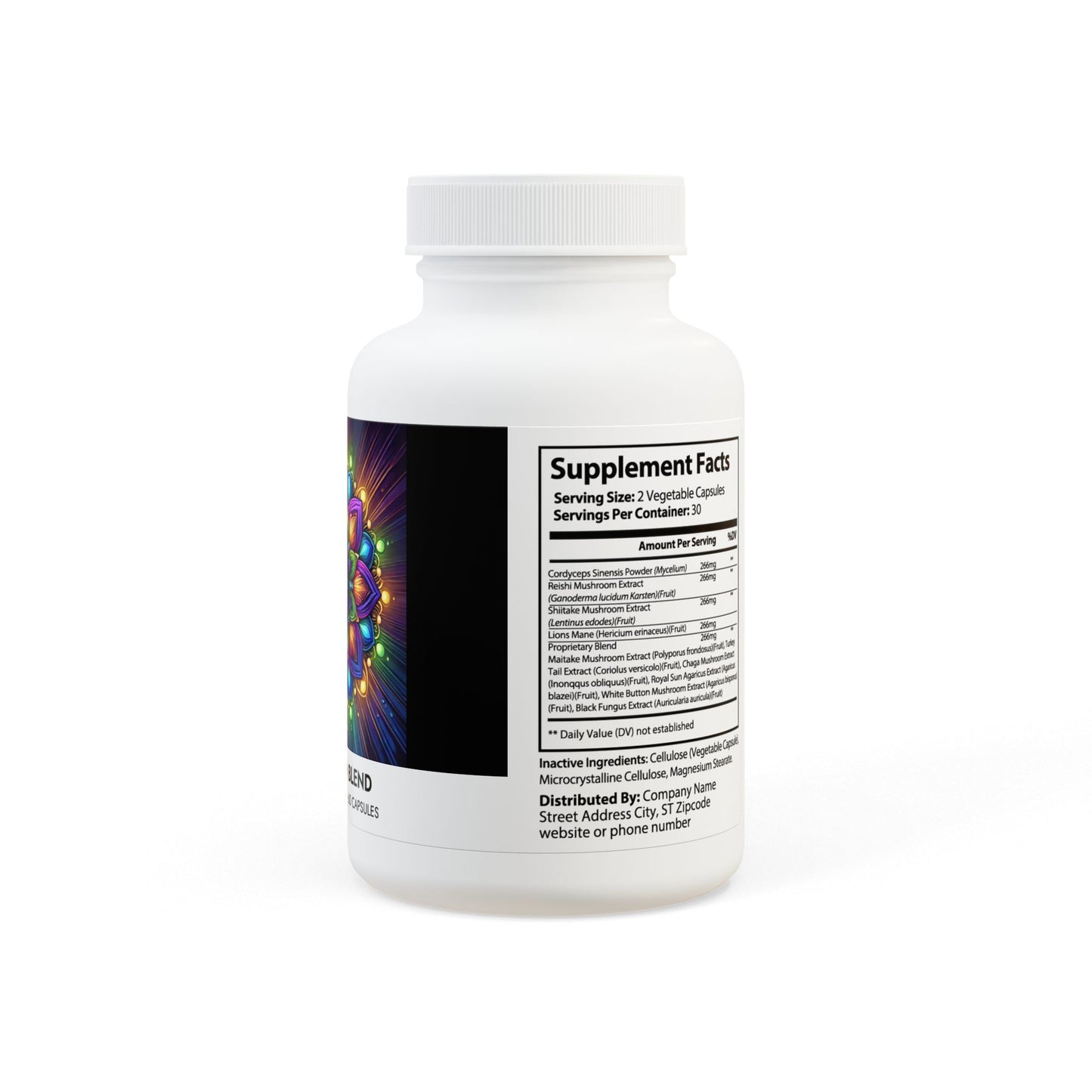 9AE Mushroom Blend Supplement (60 Capsules)