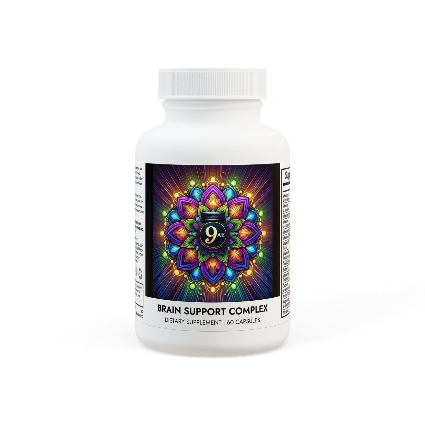 9AE Brain Support Complex Supplement (60 Capsules)