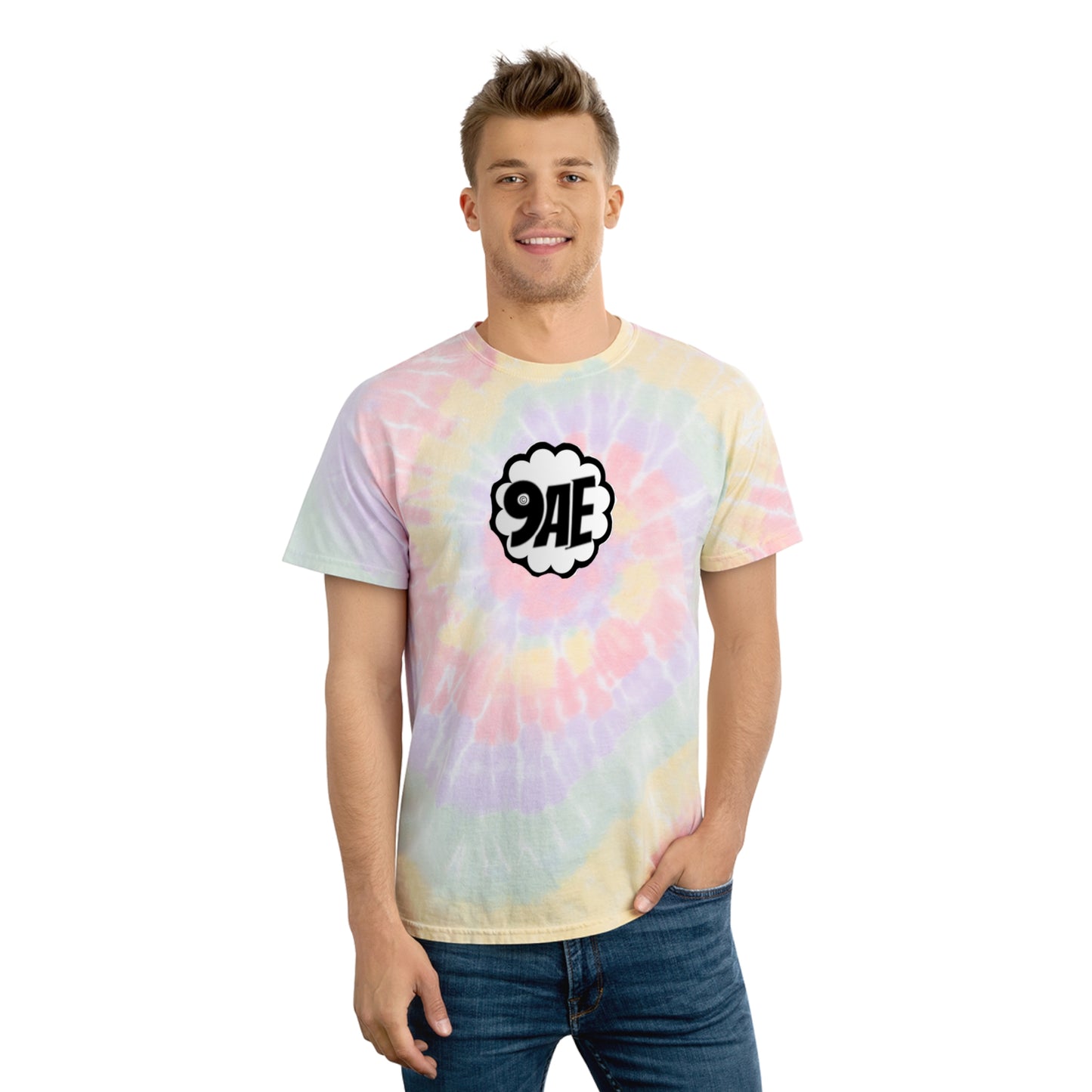 9AE Tie-Dye Tee, Spiral