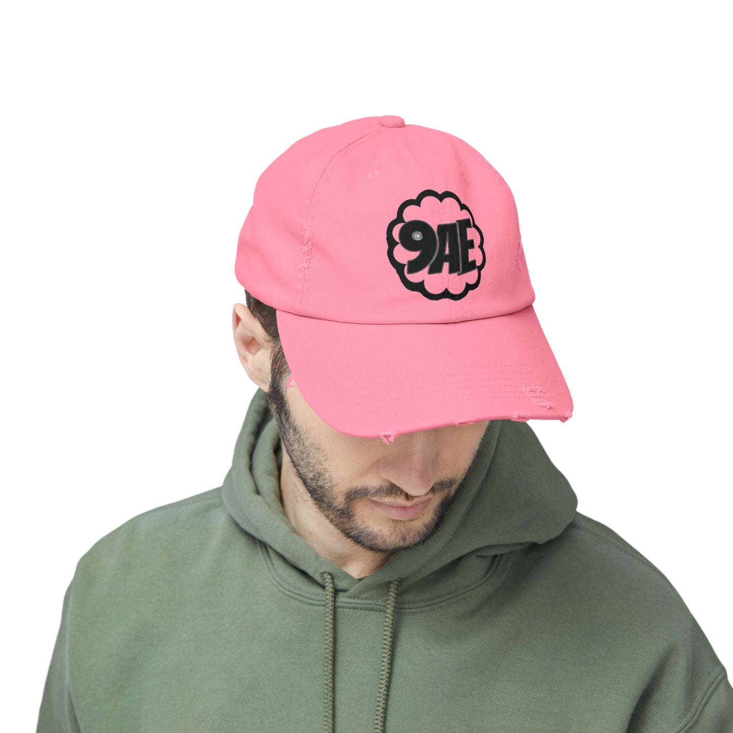 Brand Distressed Cap