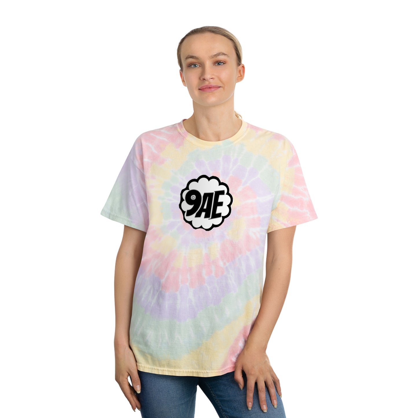 9AE Tie-Dye Tee, Spiral