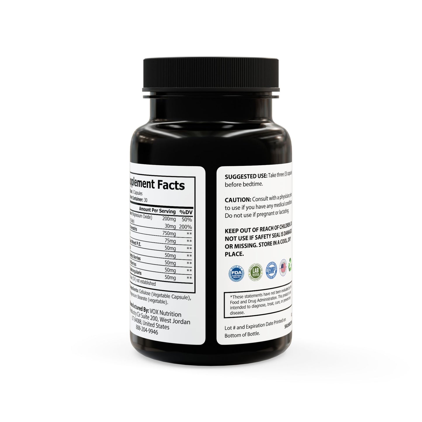 9AE Magnesium Zinc Supplement (90 Capsules)