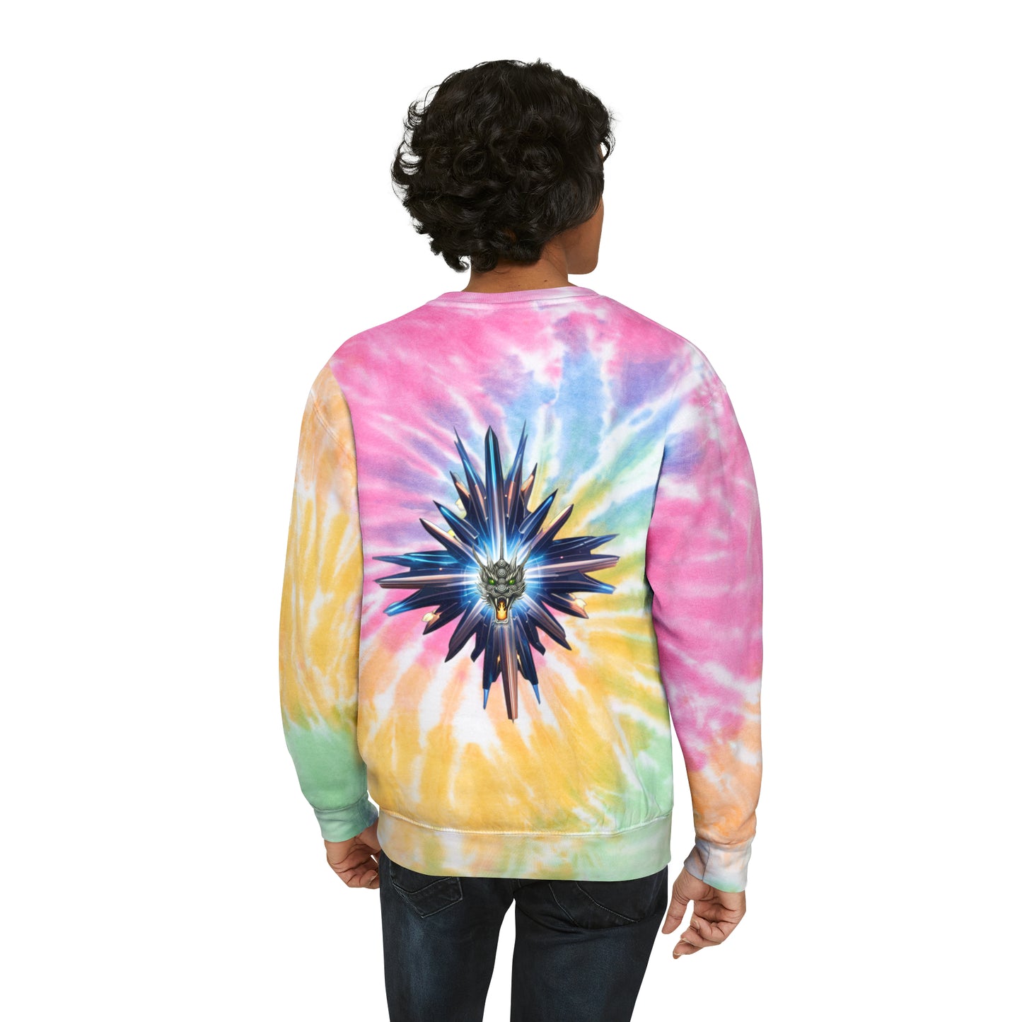 The Dragon.   -Unisex Tie-Dye Sweatshirt